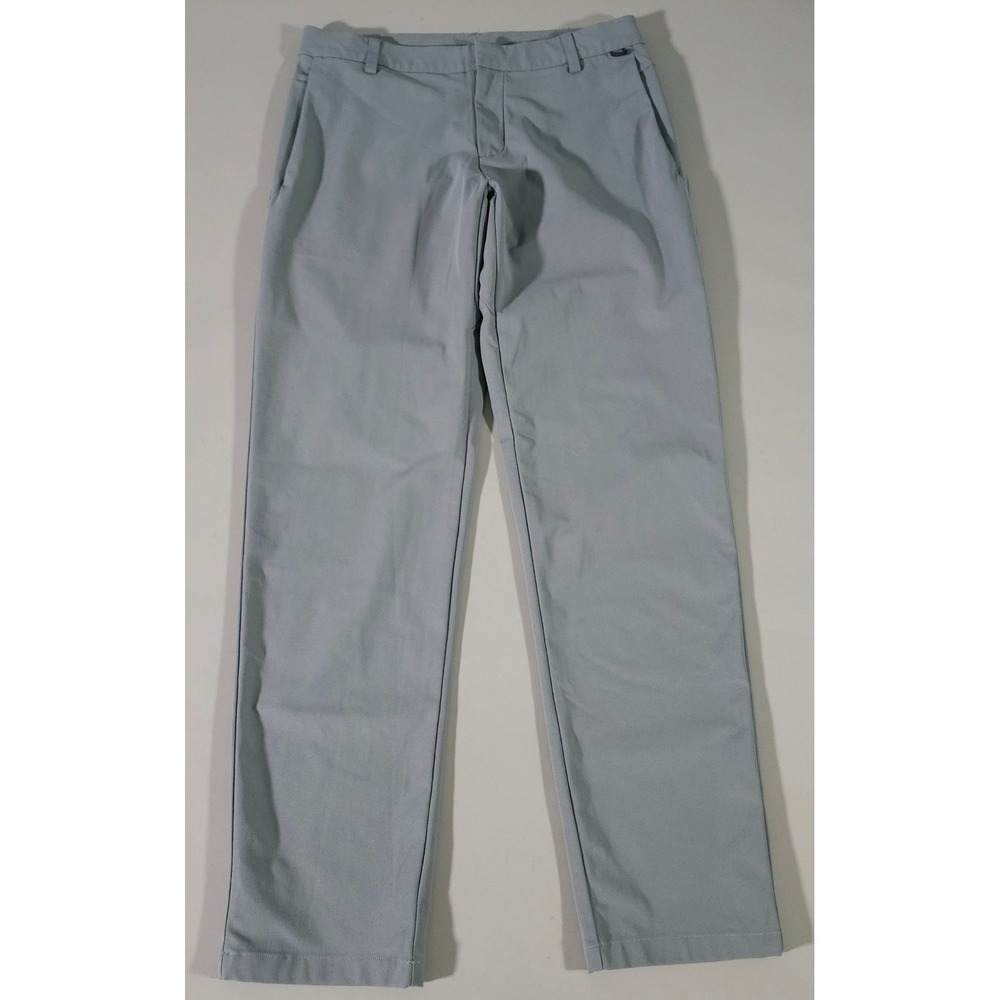 Nike Dri-FIT 24.7 Golf Pants Mens 32x34 Gray HQ6921-084 Straight Leg